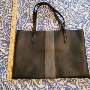 Vince Camuto,  Black and Gray Leather Purse, Never Used